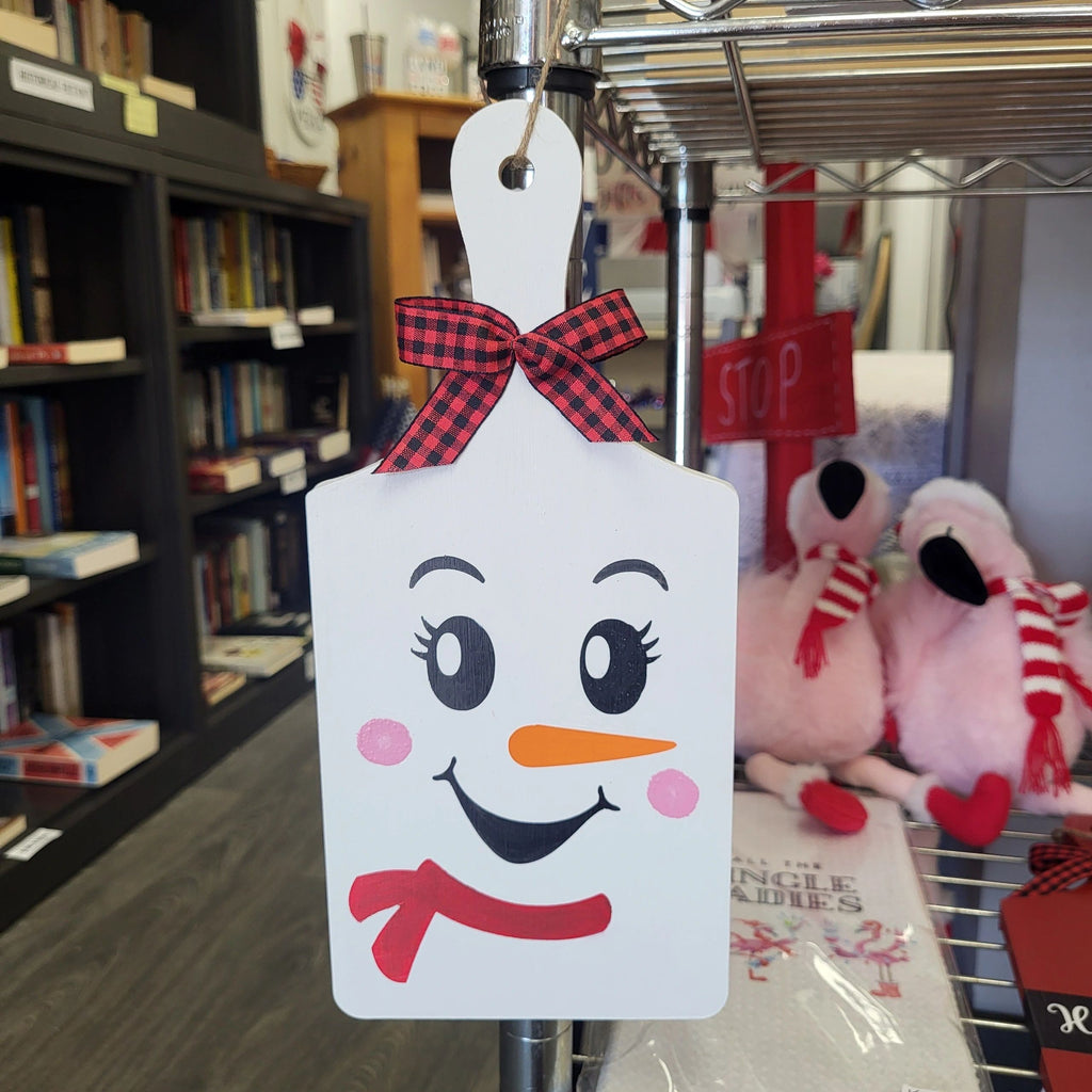 Snowman Decorative Cutting Board 5"x7"