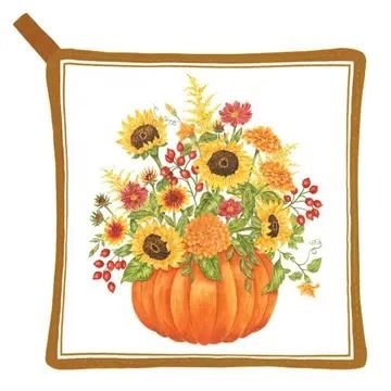 Pumpkin Bouquet Potholder