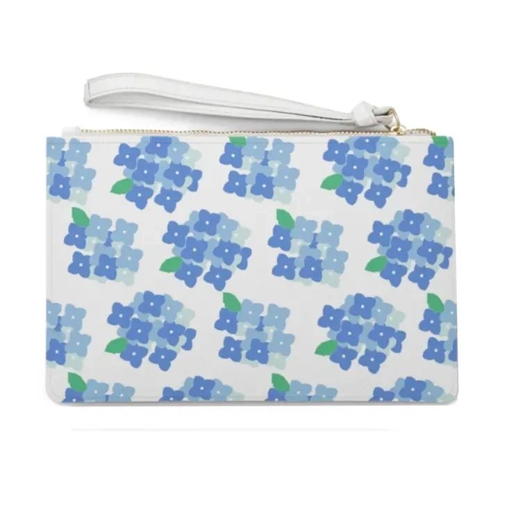 The Chatham Clutch - Blue Hydrangeas