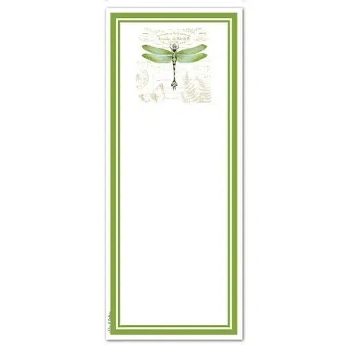 Dragonfly Magnetic Note Pad 50 Sheets - Potpourri Gift Shop