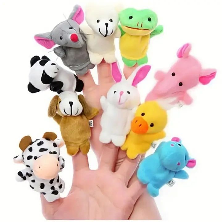 Animal Finger Puppets - Set of 10 - Potpourri Gift Shop