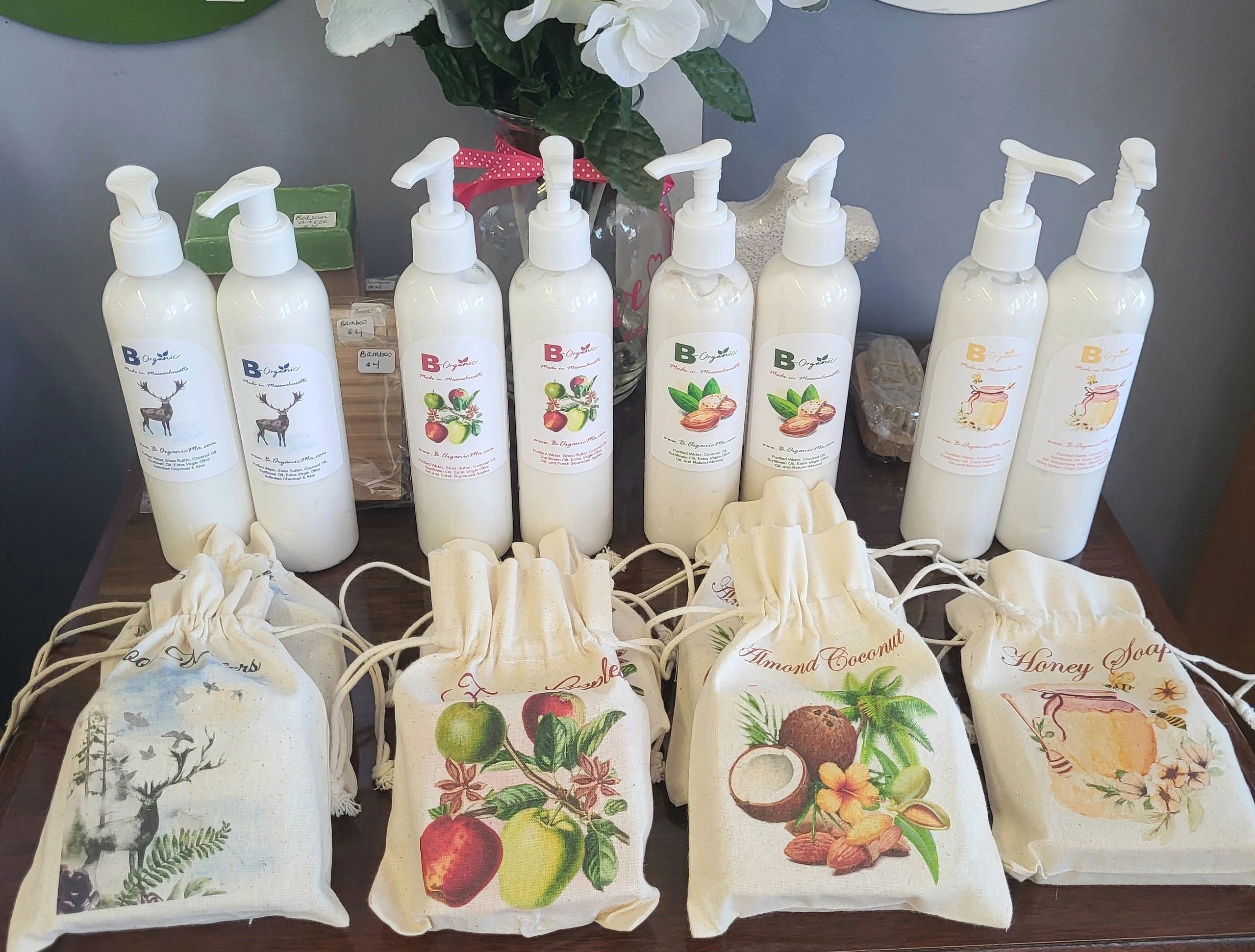 Organic Almond Coconut Soap in a Bag