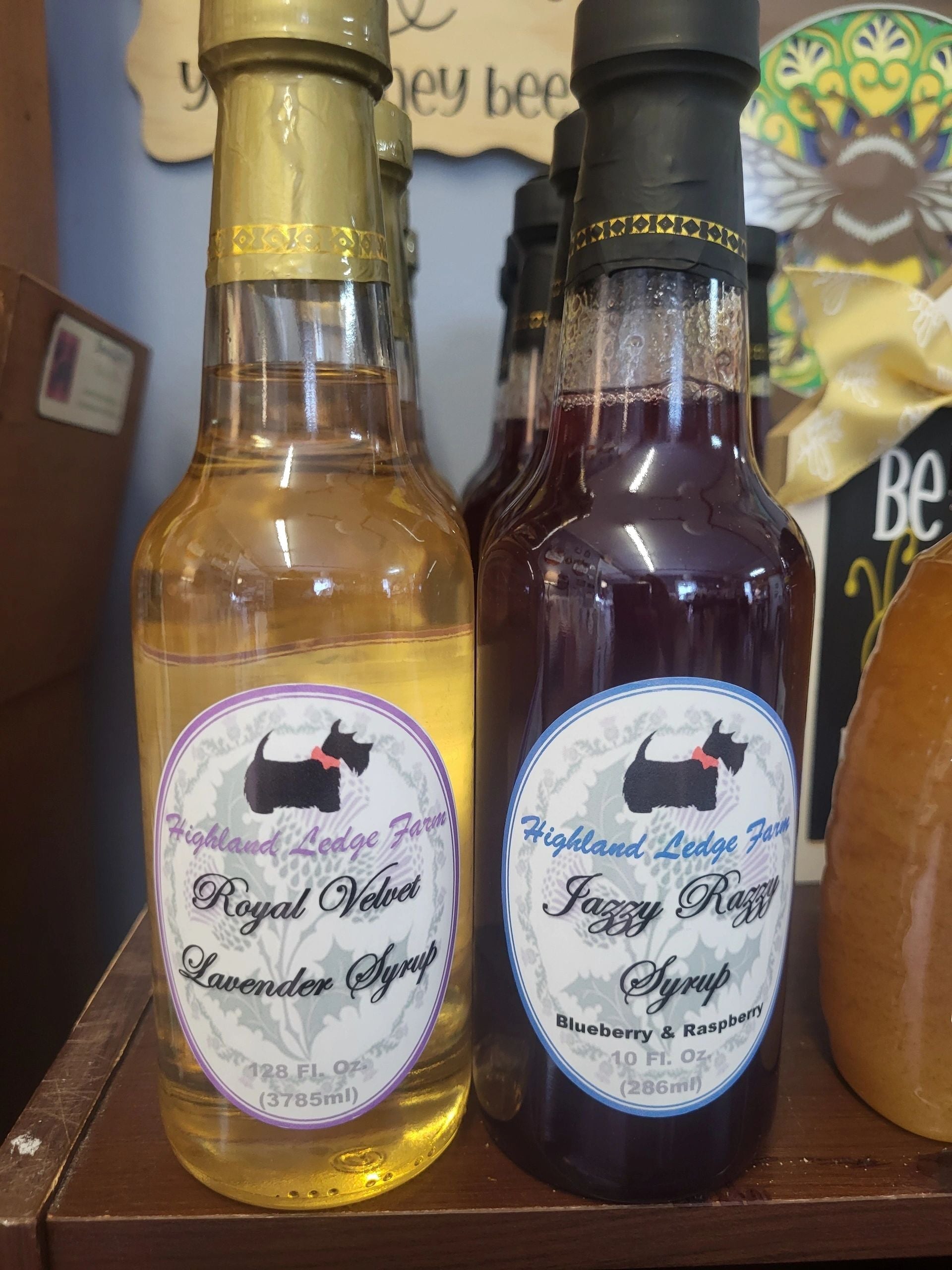 Natural Lavender Simple Syrup 10 oz.