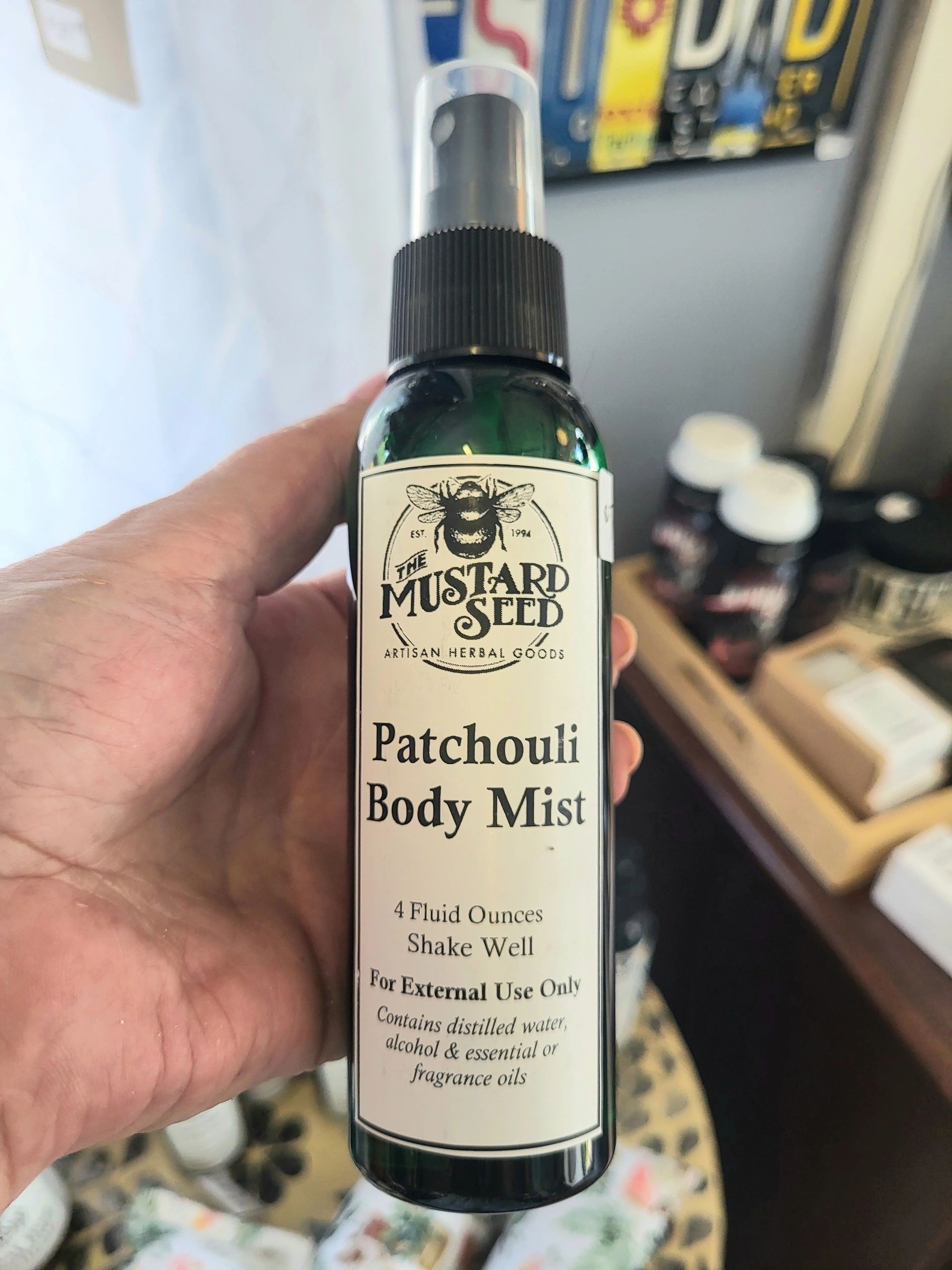 Patchouli Body Mist 4 oz.