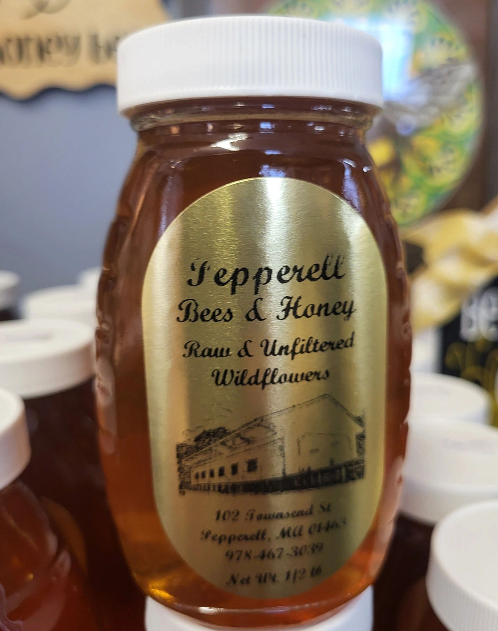 Local Raw Unfiltered Honey 1/2 lb.
