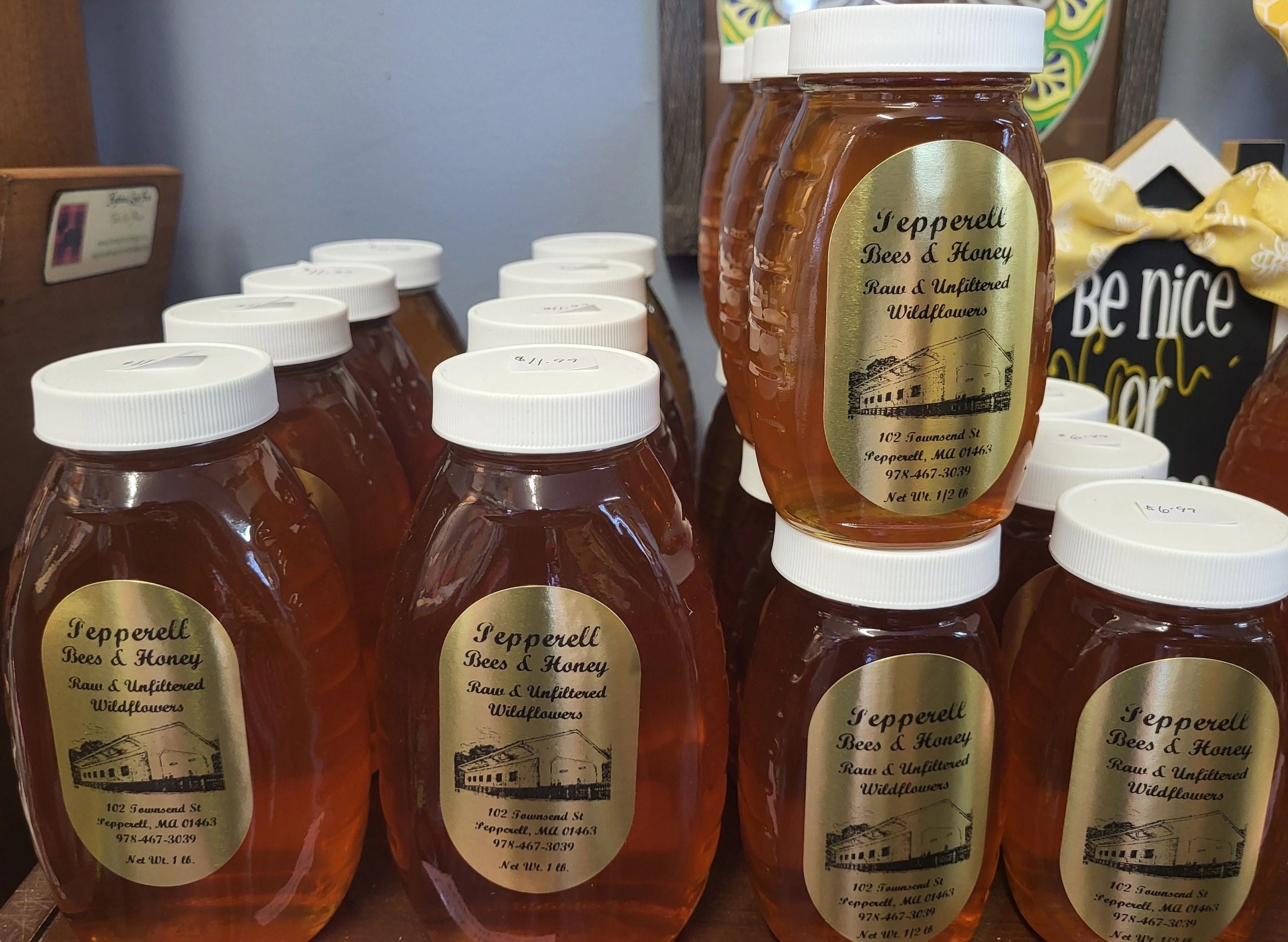 Local Raw Unfiltered Honey 1/2 lb.
