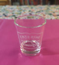 Entering Leominster Etched Shot Glass 2 oz.