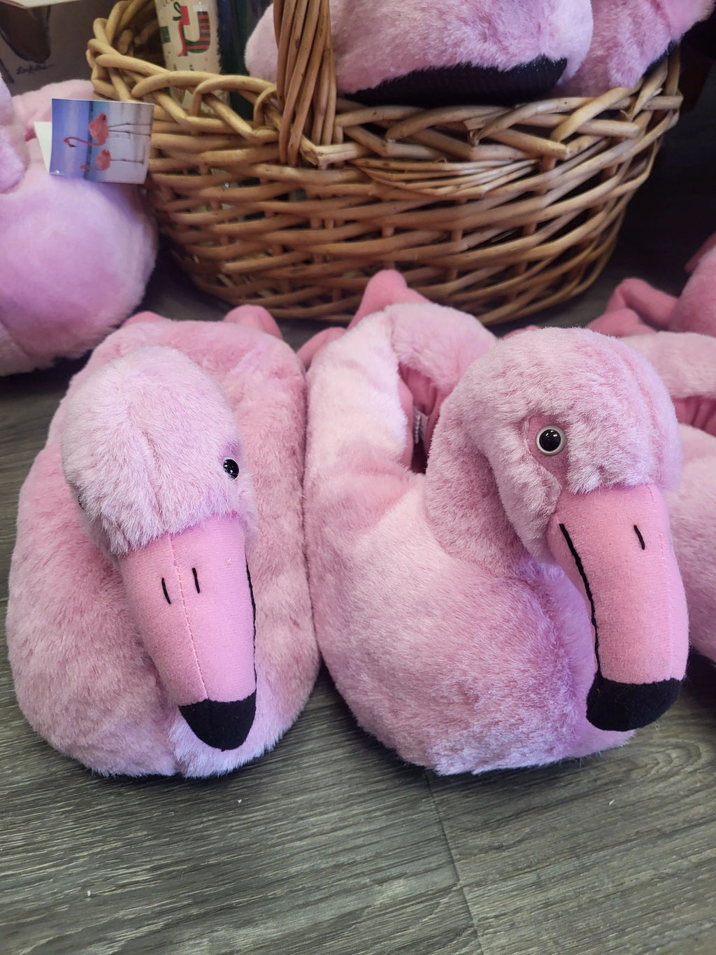 Flamingo Plushie Slippers Women's Size 5-7