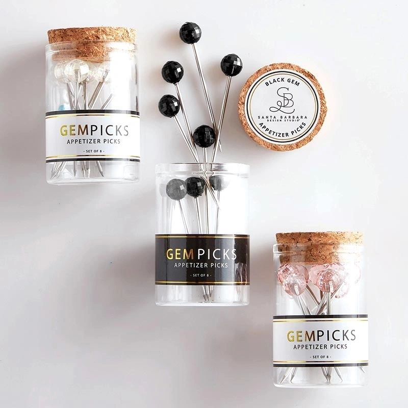 Iridescent Appetizer Picks - Set of 8