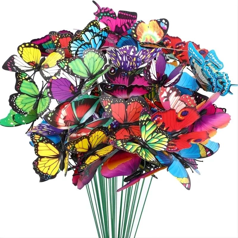 Butterfly Garden Stakes - Pack of 10 - Potpourri Gift Shop