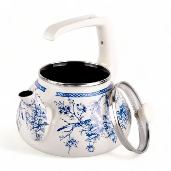 Bird of Paradise Enamel Kettle 2.3 qt.