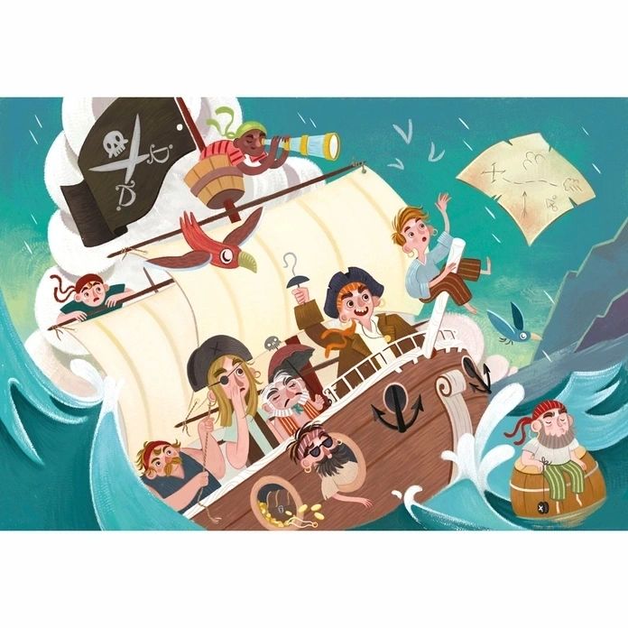 SuperColor Pirates 104 Pc Puzzle - Potpourri Gift Shop