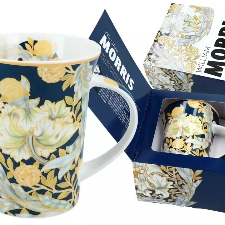 William Morris Art Porcelain Mug in a Gift Box