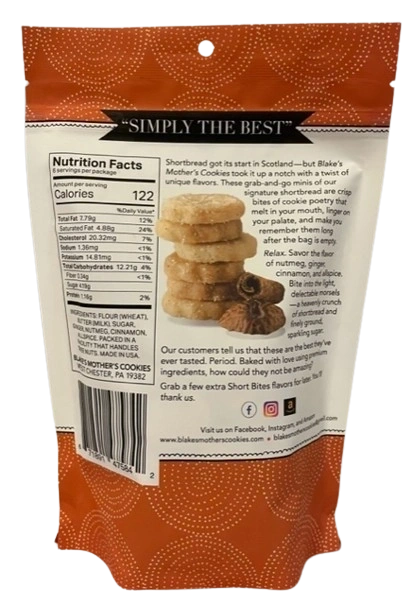 Sag Harbor Spice Shortbread Mini Cookies 6.6oz.