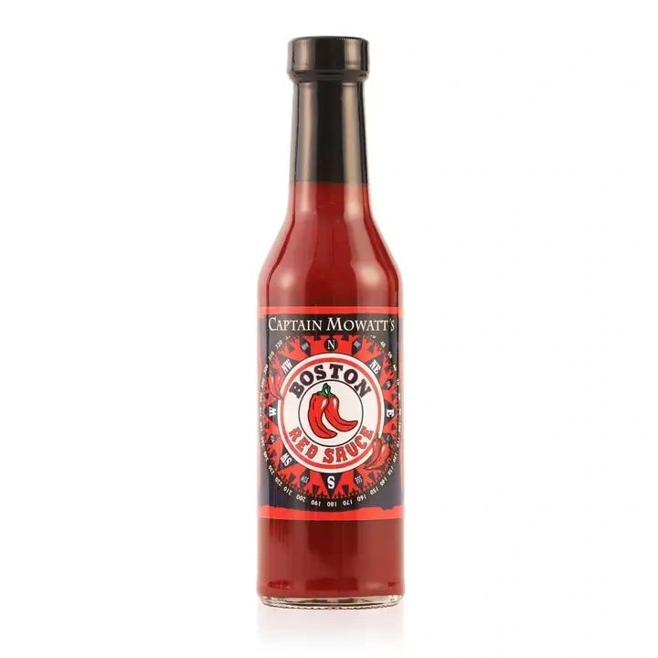 Boston Red Sauce Hot Sauce 8 oz.