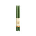 100% Pure Beeswax Tapers Pair in Moss - Potpourri Gift Shop