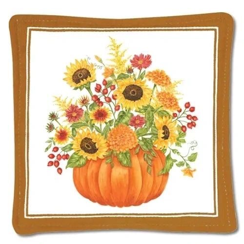 Pumpkin Bouquet Spiced Mug Mat 5"x5"