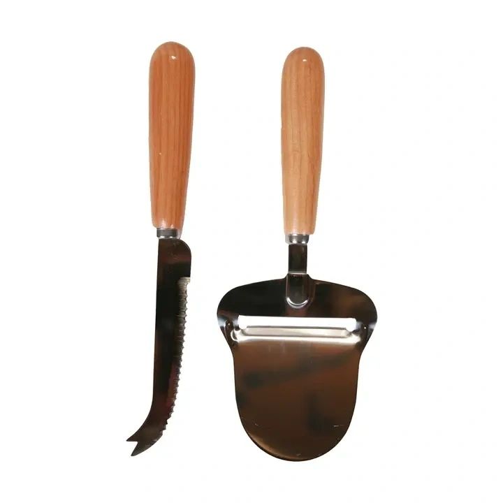 Cheese Knife and Planer Set - Natural Alder