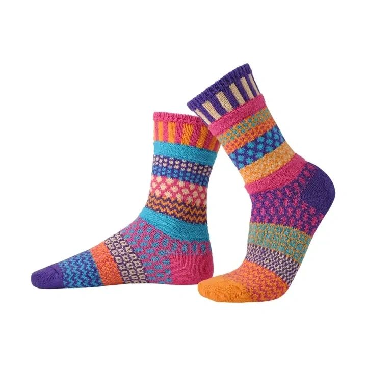 Sunny Crew Socks | Large (Women 10 - 12 / Men 9 - 11)