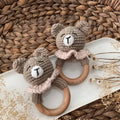 Baby Rattle, Bear, Non-toxic