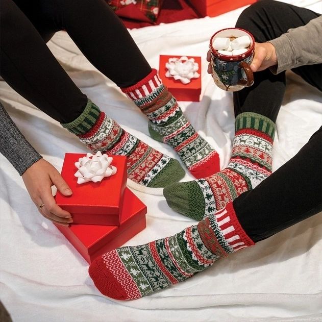 Yuletide Christmas Socks | Large (Women 10 - 12 / Men 9 - 11)