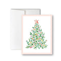 Colorful Christmas Tree Cards - Boxed Set of 8