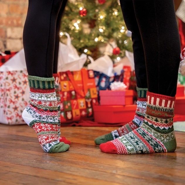 Yuletide Christmas Socks | Large (Women 10 - 12 / Men 9 - 11)