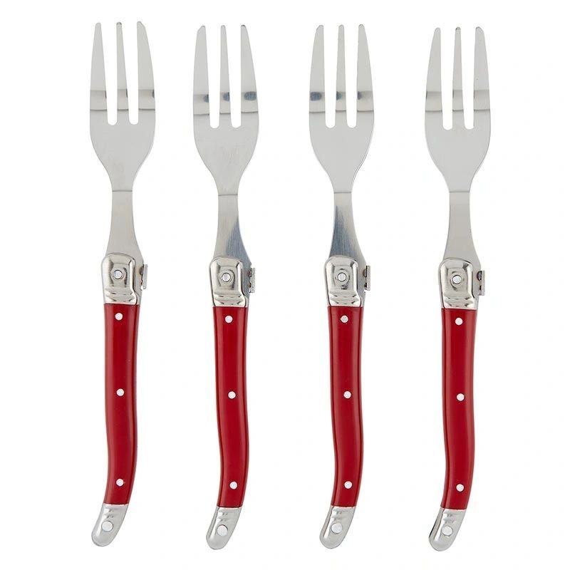 Red Charcuterie Forks Gift Box - Set of 4