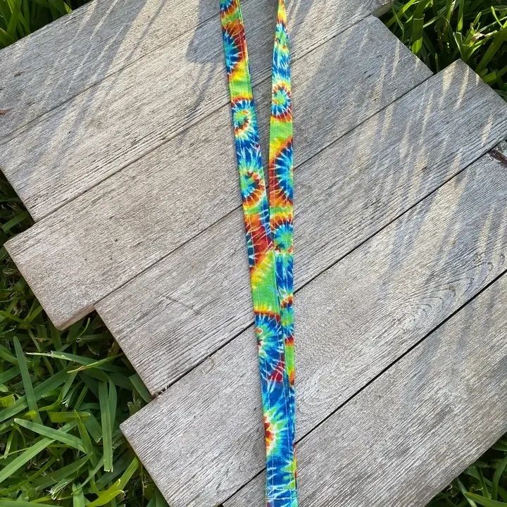 Tie Dye Lanyard Keychain