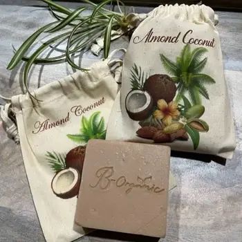 Organic Almond Coconut Soap in a Bag