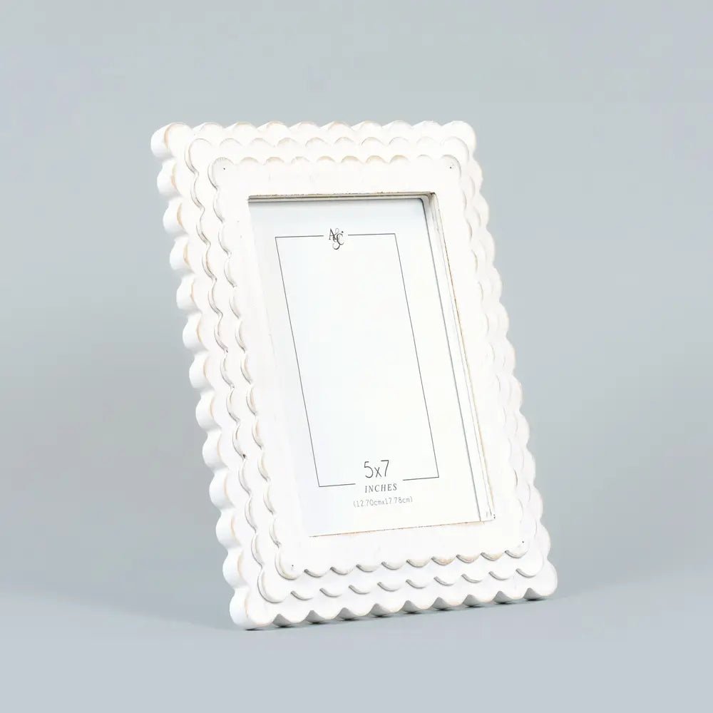 Wood Picture Frame 8 x 10 Scallop - Potpourri Gift Shop
