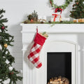 Large Red Check Stocking 12x20