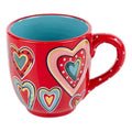 All Over Hearts Mug - Potpourri Gift Shop