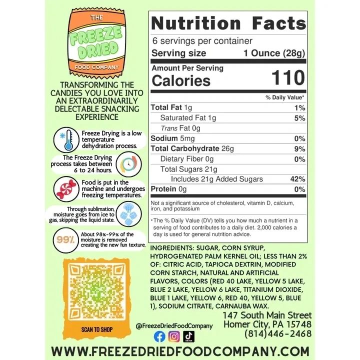 Wild Berry Skittles Freeze Dried Candy 6 oz.