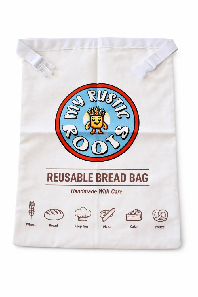 Beeswax Lined Reusable Bread Bag
