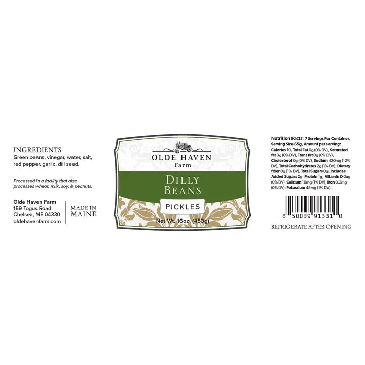 Dilly Beans Beans Pickled Beans