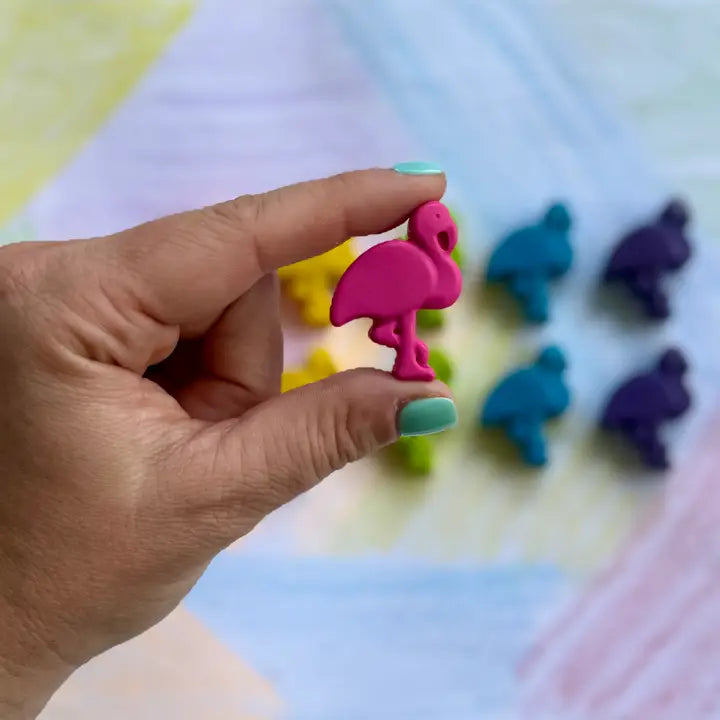 Flamingo Crayon Set