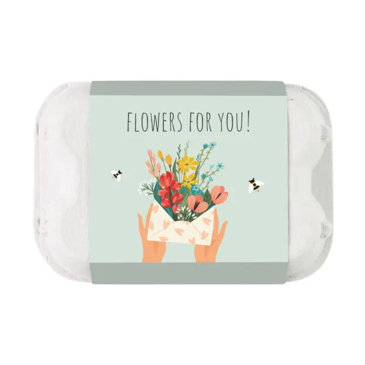 Flowers For You! Egg Carton Wildflower Seed Balls