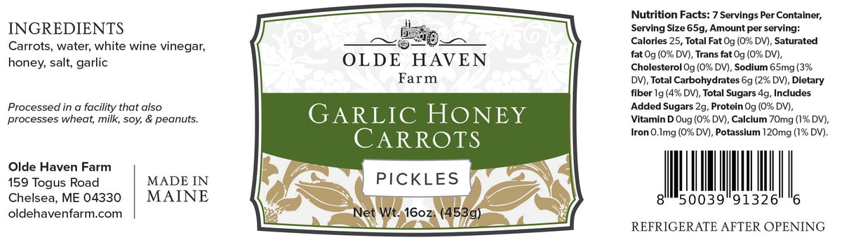 Garlic Honey Carrots