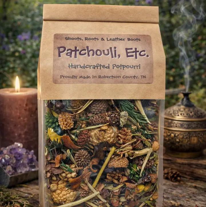 Patchouli, Etc. Handcrafted Earthy Rustic Home Potpourri