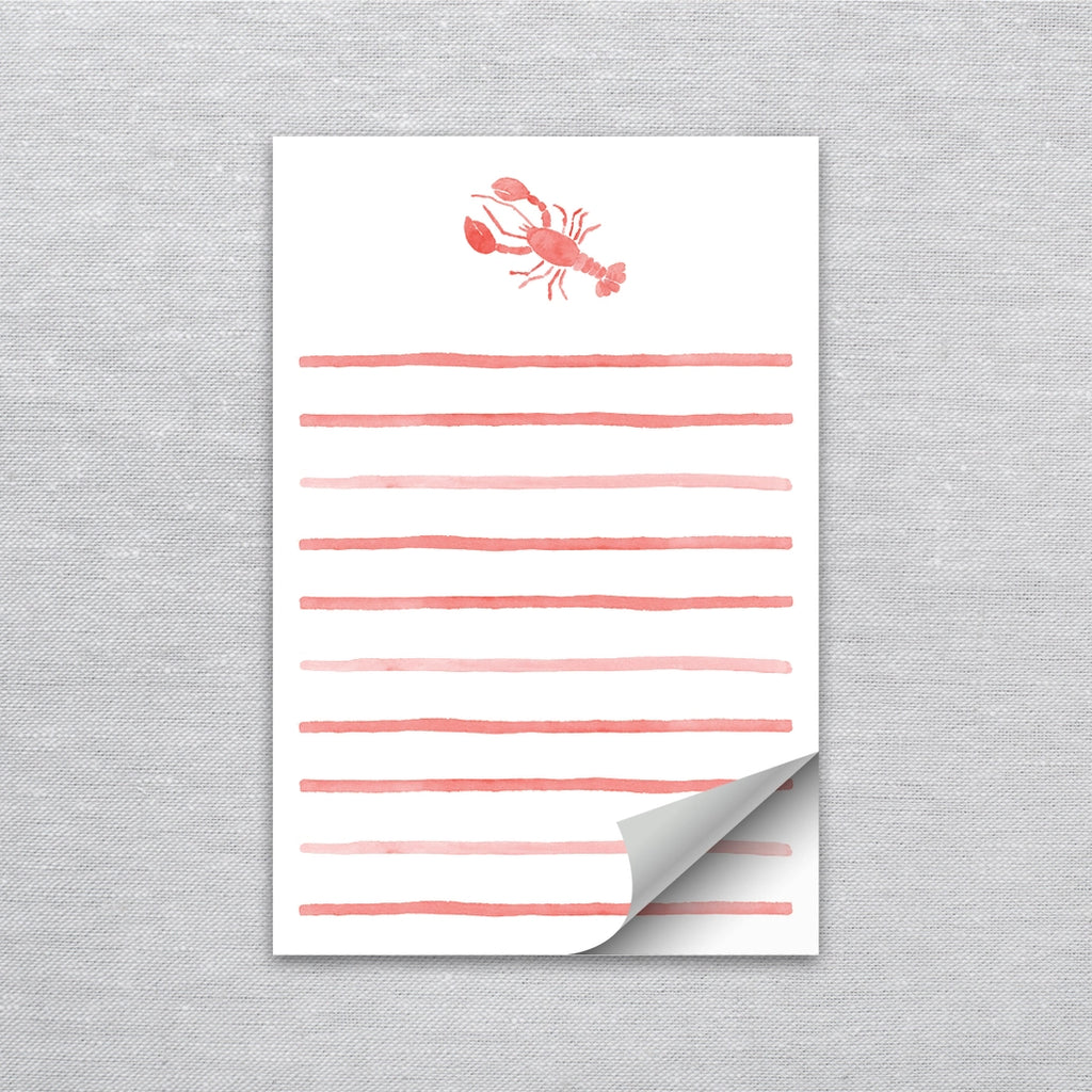 Watercolor Lobster Notepad