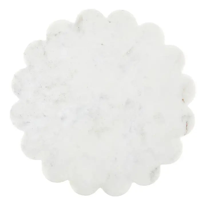Marble Scalloped Tray