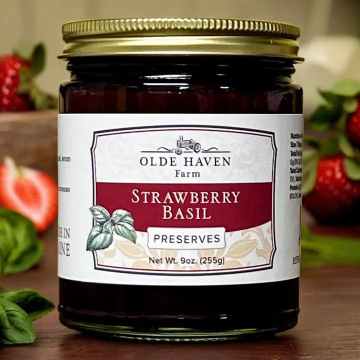 Strawberry Basil Preserves