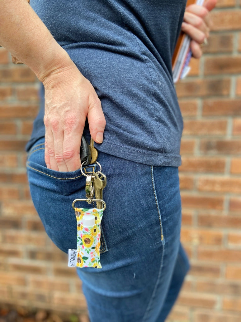 Sunflower LippyClip Balm Holder