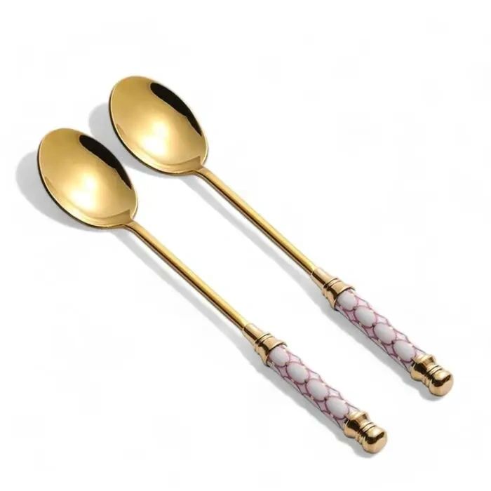 Dessert Teaspoons "Idyllia" Set of 2 in Gift Box