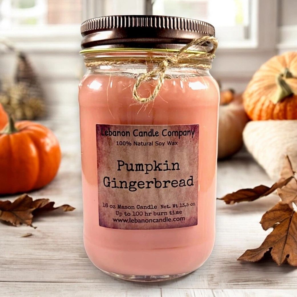 Pumpkin Gingerbread Candle 16oz.