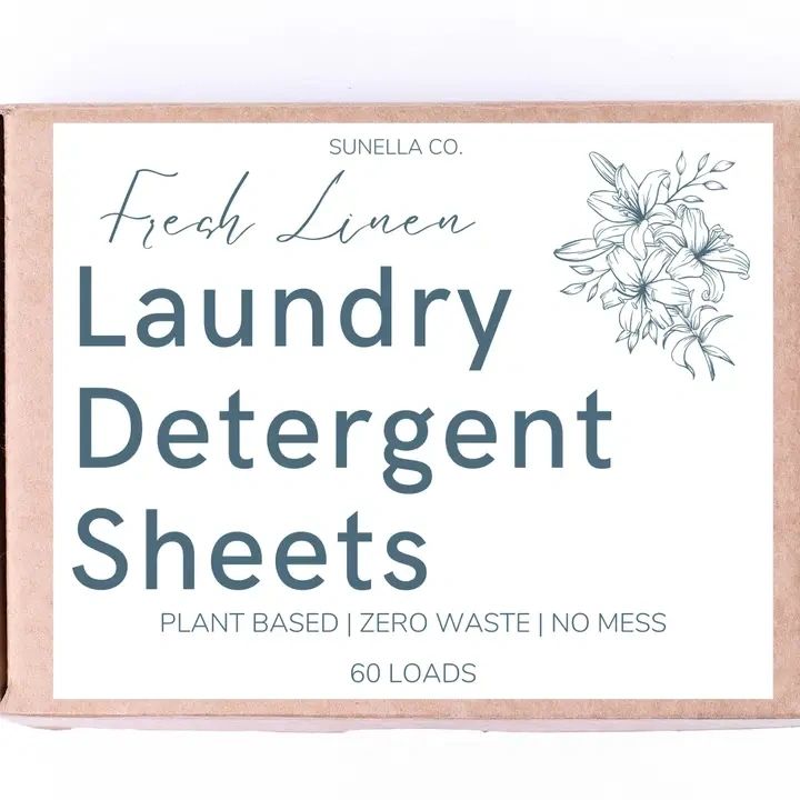 Natural Laundry Detergent Sheets - Fresh Linen 60 ct.
