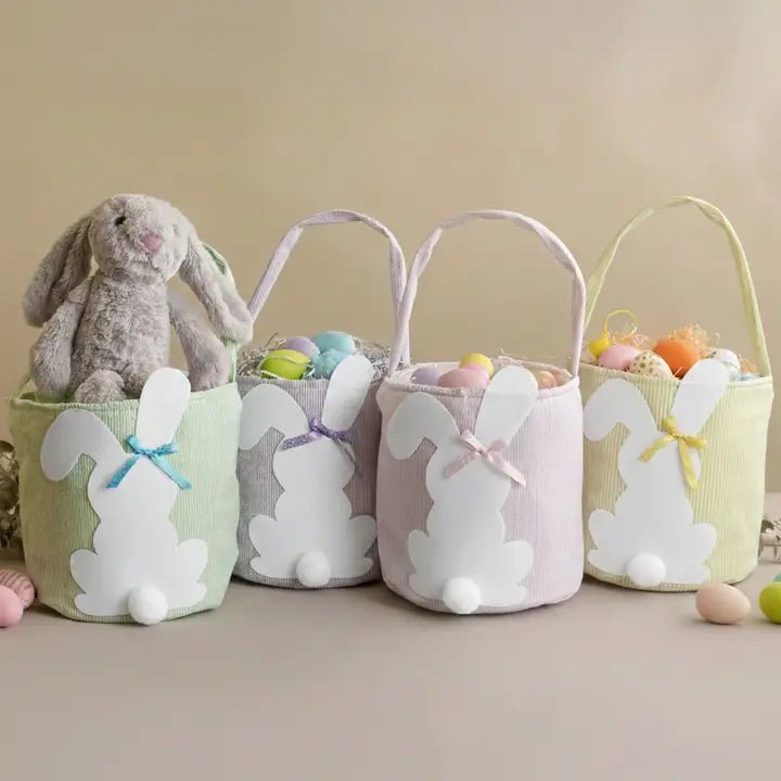 Striped Easter Basket - Potpourri Gift Shop