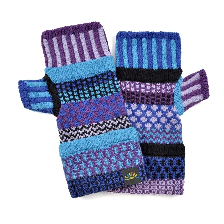Fingerless Mittens - Raspberry