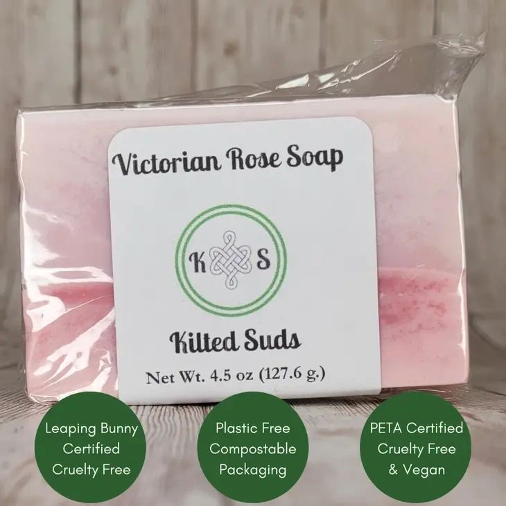 Victorian Rose Vegan Bar Soap